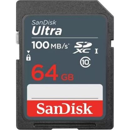  Зображення SanDisk Ultra 64GB SDXC Memory Card 100MB/s, EAN: 619659185282 